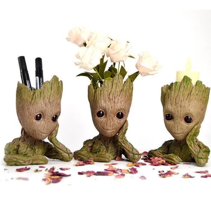 Gardiens galaxie bébé Groot arbre homme figure pot de fleurs stylos enfants  cadeaux Aa10434 - Cdiscount Jardin
