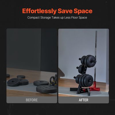 VEVOR Support d'Haltères Rack pour Disque de Poids de 25,4 mm