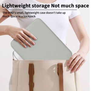 Housse De Transport Rembourrée Pour Tablette/iPad Jusqu'à 12.9" - Grand Rangement - Bandoulière Amovible - Protection Anti-rayures - OUUTMEE