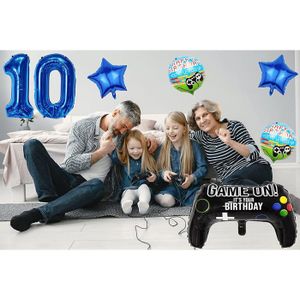 War Kit de décoration pour enfants - Ballons décoratifs d'anniversaire 7 ans garçon - Comprend