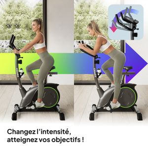 Home Trainer Sportneer - Vélo D'appartement Silencieux - 6 Niveaux De Résistance Magnétique