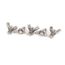 Papillon acier inoxydable 304 écrou vis M4 x 12mm 5pcs