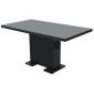 Table Extensible De Salle A Manger Noir Brillant Achat Vente