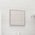 *9200Luxueuse - Miroir de salle de bain Moderne & Chic - Miroir LED Meubles-lavabos de salle de bains Salon Chambre Toilette Gris bé-0