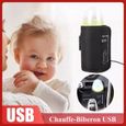 Chauffe-Biberon pour Bébé Portable Chauffe-biberon USB pour voyage, voiture-0