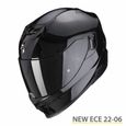 Casque moto intégral Scorpion Exo-520 Evo Air Solid ECE 22-06 - noir - M-0