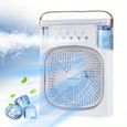 Climatiseur portable - USB - D6042 - Petit refroidisseur d'air - Ventilateur - Humidificateur