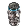 1pc Banque Compteur automatique électronique de comptage Tirelire numérique Tirelire Saving Jar monnaie électronique Coi-0