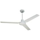 FARELEK - SEYCHELLES Ø 122 cm - Ventilateur de plafond réversible - 3 pales métal laquées blanc - 112416