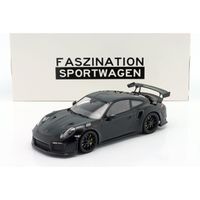 Voiture miniature - MINICHAMPS - Porsche 911 991 II GT2 RS Pack Weissach Black 2018 - Adulte - Intérieur - Noir