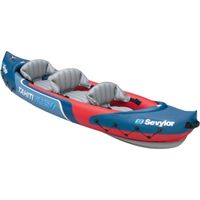 Kayak gonflable Sevylor Tahiti Plus - 2 adultes 1 enfant - Rouge et bleu