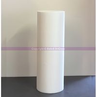 Cylindre en polystyrène  15 x 40 cm, Polystyrène densité Pro, 28 kg/ m3 - Unique