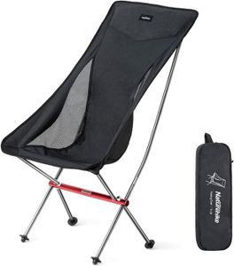 CHAISE DE CAMPING Noir L Chaise Pliante Camping Confortable Fauteuil