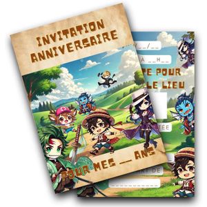 RXLITE Kit Créatif Thème ONE PIECE Lot Complet Avec Cartes