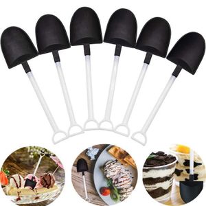 Lot 25 Coupelles Dessert à Pied Noires 155 Ml – Réutilisables, Résistantes 70°C, Lave-Vaisselle OK – D-Work