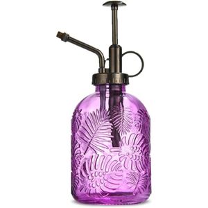 Vaporisateur Plantes En Verre Vintage 240ml Jaune - Arrosoir Pompe Bronze Pour Plantes D'Intérieur