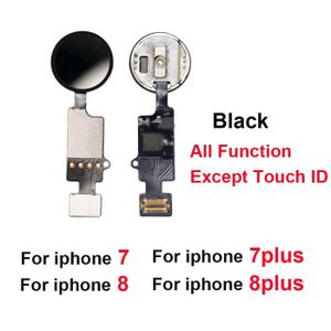 PIÈCE TÉLÉPHONE 7G 8G 7 8Plus noir - Bouton Home avec Flex, pour iPhone , assemblage flexible, 1 pièce
