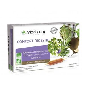 COMPLEMENTS ALIMENTAIRES - DIGESTION arkofluides confort digestif bio 20 ampoules