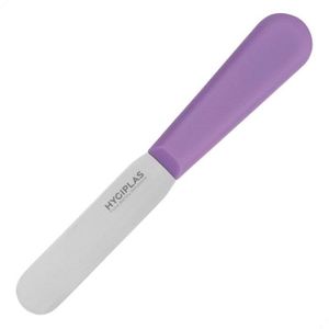 SPATULE - MARYSE Couteau Spatule Violet 10cm - Hygiplas - Inox