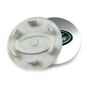 Cache-moyeu Pour Land Rover Discovery (2000-2019) - Diamètre 63 Mm, Plastique Argenté Anti-rayures - 4