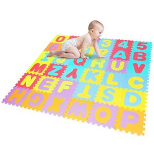 TAPIS DE JEU Lot de 108 Tapis Puzzle en Mousse pour Bébé/Enfants - QIFAshma - Multicolore (32 x 32 cm)