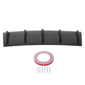 1 Paire De Spoiler/splitter Pour Pare-chocs Arrière Ou Avant - Universel Noir ABS - Protection Et Style Tuning
