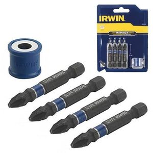 Irwin Ph2 Phillips tournevis 1//4/" 25 mm x 10 Insérer l/'arbre hexagonal TE651
