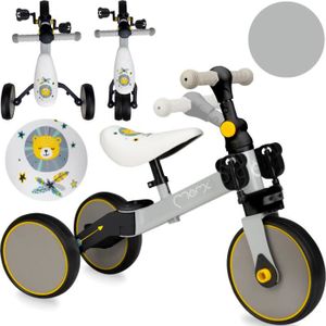 Tricycle MoMi LORIS - 4en1 - Velo Bebe Draisienne - tricycl