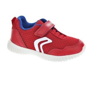 BASKET Baskets - Geox Waviness Garçon Rouge - Chaussures pour Enfant