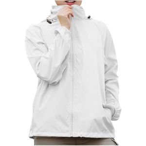 MANTEAU - CABAN Vestes - manteaux à capuche manteaux d’été manteaux femmes manteaux d’extérieur Blanc