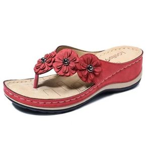 Tong femme fleur Cdiscount