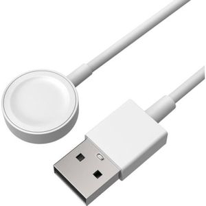 CÂBLE RECHARGE MONTRE Chargeur pour Apple Watch Series 8 à Series 1 - PHONILLICO - Blanc - 1m