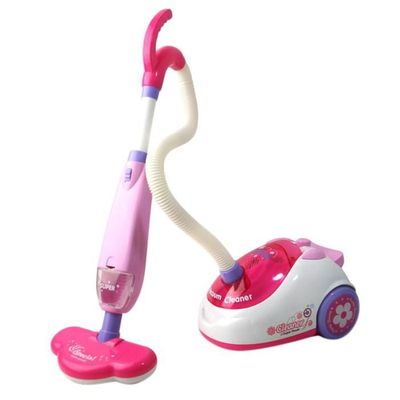 Aspirateur Enfant Pp Aspirateur Jouet Pour Enfants 2 En 1 - Avec Sons Et Lumières Réalistes, Idéal Pour Apprendre Le Nettoyage