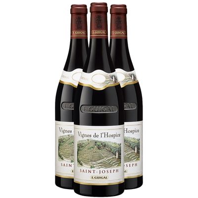 Maison Guigal Saint-Joseph Vigne de l'Hospice 2022 - Vin Rouge de la Vallée du Rhône (3x75cl).