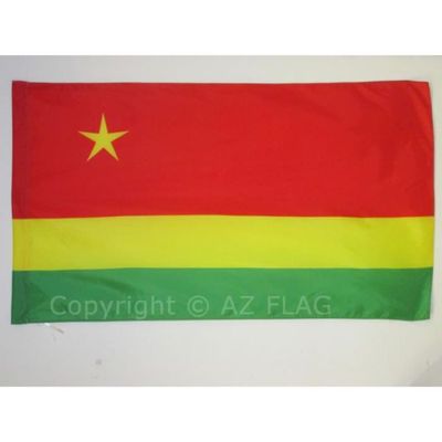 AZ FLAG Drapeau De Table Seborga 15x10 Cm - Mini Drapeau Bureau Avec Hampe Et Socle