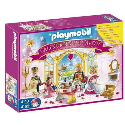 Figurine Playmobil Princesse Fille du couple princier robe rose à crinoline  amovible sceptre couronne