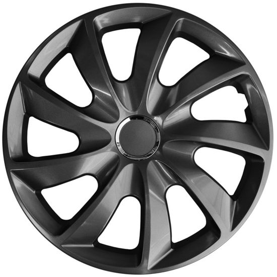 Cartrend 70373 Enjoliveur Delta 16 Pouces - 1 Pièce ABS Métallisé