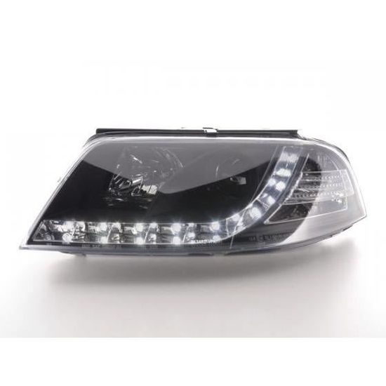 Paire de feux phares VW Passat 3BG 00-05 Daylight led noir (W82 Paire de feux phares VW Passat 3BG 00-05 Daylight led noir (W82