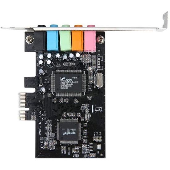 Carte Son Interne 5.1 Pour PC - Support Profil Bas - Modèle So3635 - Marque Sodial - Neuf