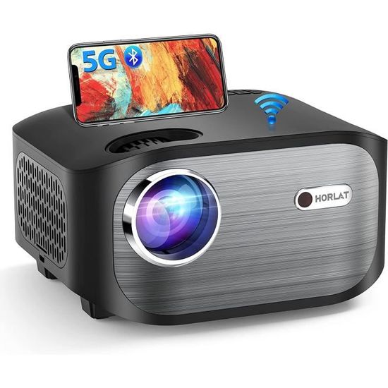 Videoprojecteur XIWBSY 4K Android TV - 25000 Lumen, WiFi 6, Bluetooth - Home Cinéma 300" Zoom 50% - Netflix Supporté