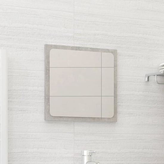 *9200Luxueuse - Miroir de salle de bain Moderne & Chic - Miroir LED Meubles-lavabos de salle de bains Salon Chambre Toilette Gris bé