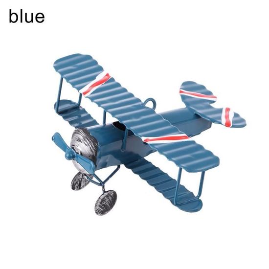 PRETYZOOM Lot De 3 Modèles D’Avion Rétro En Fer – Miniatures Vintage Pour Décoration Maison, Bureau, Café