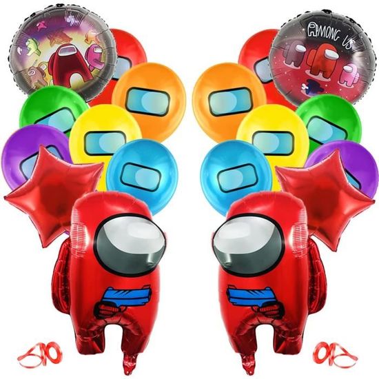 Coffret 56 Pièces Fête Thème Jeu Vidéo - Sacs à Cordon, Bracelets, Porte-clés, Tatouages Lumineux, Nappe - 11