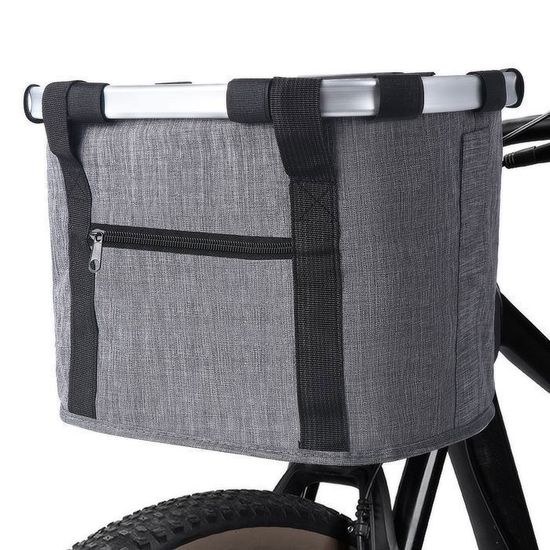 Panier Avant De Vélo Amovible LOVIVER - 33.5x24x22 Cm, Polypropylène, étanche - Pour Courses, Rangement