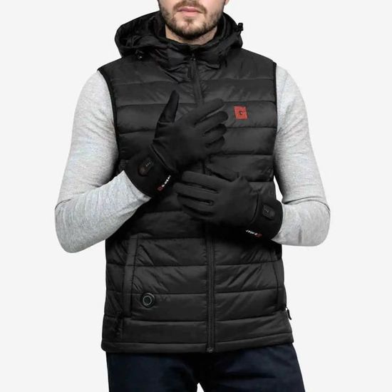 Gants Chauffants G-Heat Confort+ - Tactiles, Déperlants - Avec Batteries Rechargeables
