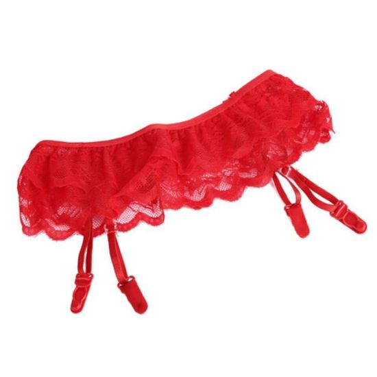 Jarretière Punk Similicuir Jarretières Cuir Punk • Lot 2 • Double Rangée • Taille Ajustable • Noir • Cosplay/fête Jarretières Double Rangée Réglables