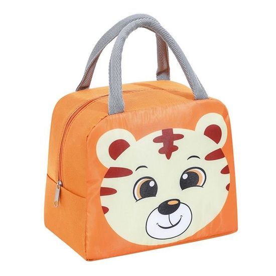 Sac à Déjeuner Isotherme Trixie Motif Chat Rose 5.2 Litres - Imperméable, Avec Poignée Et étiquette Nom - Pour Boîte à Repas