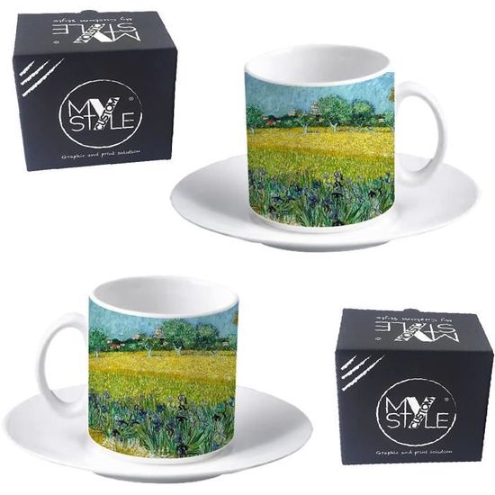 Lot De 8 Tasses à Expresso + Soucoupes Stefano Polleti Pour San Marco - Très Bon État