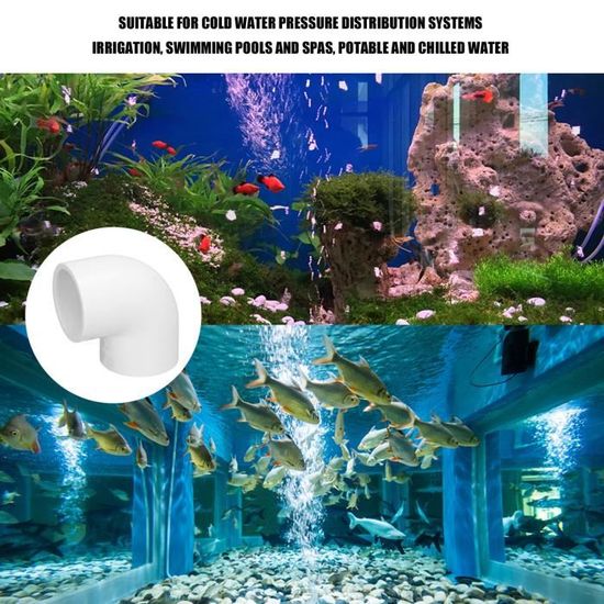 Adaptateur Raccord Tuyau Fontaine Piscine - Connecteur Étanche Améliore Débit Jet Compatible Hors Sol Enterrée