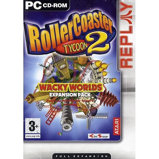 Atari Rollercoaster Tycoon 2 Wacky Worlds / Jeu PC Cd-Ro